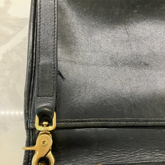 Vintage 90s Coach Black leather purse 9927 - Picture 9 of 9